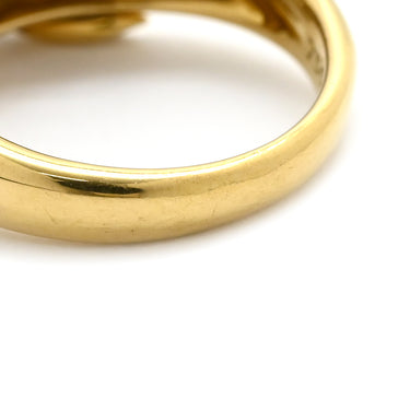 ティファニー Tiffany & Co シグネチャー イエローゴールド K18YG リング 指輪 750 18K 18金 YG 7.5号