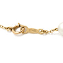 ミキモト MIKIMOTO パール ブレスレット イエローゴールド K14YG パール ブレスレット MIKIMOTO ステーションブレス 真珠 14K 14金 585