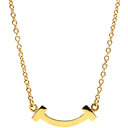 ティファニー Tiffany & Co Tスマイル ミニ ダイヤペンダント イエローゴールド K18YG ネックレス ダイヤモンド Au750 18K 750 YG Tiffany T smile