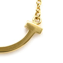 ティファニー Tiffany & Co Tスマイル ミニ ダイヤペンダント イエローゴールド K18YG ネックレス ダイヤモンド Au750 18K 750 YG Tiffany T smile