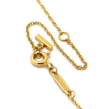 ティファニー Tiffany & Co Tスマイル ミニ ダイヤペンダント イエローゴールド K18YG ネックレス ダイヤモンド Au750 18K 750 YG Tiffany T smile