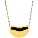 ティファニー Tiffany & Co ビーン デザイン ペンダント イエローゴールド K18YG ネックレス 750YG 18金 エルサペレッティ