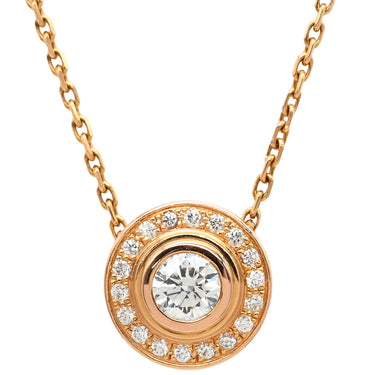 カルティエ Cartier ダムール ピンクゴールド K18PG ダイヤモンド ネックレス ダイヤモンド 18K 750 PG