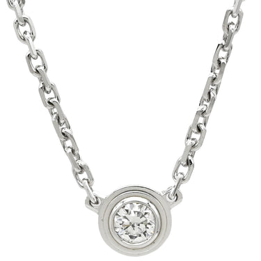 カルティエ Cartier ダムール XS B7224515 ホワイトゴールド K18WG ダイヤモンド ネックレス ダイヤモンド 18K 750 WG