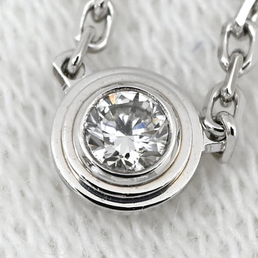 カルティエ Cartier ダムール XS B7224515 ホワイトゴールド K18WG ダイヤモンド ネックレス ダイヤモンド 18K 750 WG