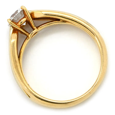 カルティエ Cartier トリニティ ソリテール ダイヤリング ホワイトゴールドXイエローゴールドXピンクゴールド K18WG K18YG K18PG ダイヤモンド #48(JP8) リング 指輪 スリーカラー ラウンドブリリアントカット 7.5号