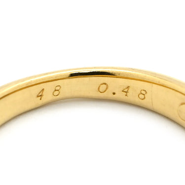 カルティエ Cartier トリニティ ソリテール ダイヤリング ホワイトゴールドXイエローゴールドXピンクゴールド K18WG K18YG K18PG ダイヤモンド #48(JP8) リング 指輪 スリーカラー ラウンドブリリアントカット 7.5号