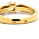 カルティエ Cartier トリニティ ソリテール ダイヤリング ホワイトゴールドXイエローゴールドXピンクゴールド K18WG K18YG K18PG ダイヤモンド #48(JP8) リング 指輪 スリーカラー ラウンドブリリアントカット 7.5号