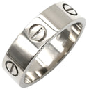 カルティエ Cartier ラブリング B4084700 ホワイトゴールド K18WG #58(JP18) リング 指輪 LOVE Ring 750 18K WG 18金 クラシックモデル 17.5号
