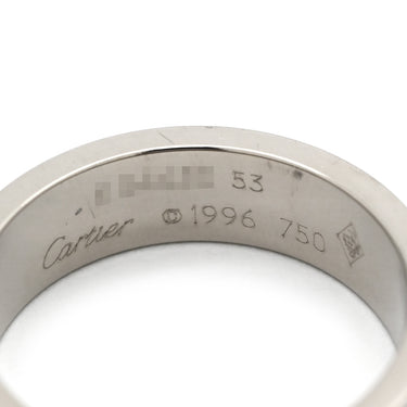 カルティエ Cartier ラブリング B4084700 ホワイトゴールド K18WG #53(JP13) リング 指輪 LOVE Ring 750 18K WG 18金 12号