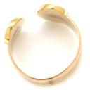 カルティエ Cartier 2Cリング トリニティ イエローゴールドXピンクゴールドXホワイトゴールド K18PG K18YG K18WG #52(JP12) リング 指輪 ドゥーブルC スリーカラー 750 18K 12.5号