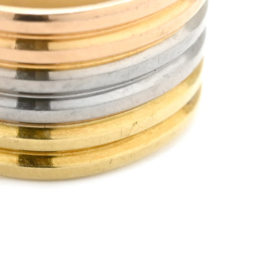 カルティエ Cartier 2Cリング トリニティ イエローゴールドXピンクゴールドXホワイトゴールド K18PG K18YG K18WG #52(JP12) リング 指輪 ドゥーブルC スリーカラー 750 18K 12.5号