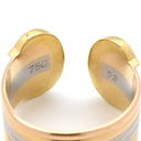 カルティエ Cartier 2Cリング トリニティ イエローゴールドXピンクゴールドXホワイトゴールド K18PG K18YG K18WG #52(JP12) リング 指輪 ドゥーブルC スリーカラー 750 18K 12.5号