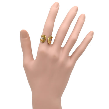 カルティエ Cartier 2Cリング トリニティ イエローゴールドXピンクゴールドXホワイトゴールド K18PG K18YG K18WG #52(JP12) リング 指輪 ドゥーブルC スリーカラー 750 18K 12.5号