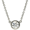 ティファニー Tiffany & Co バイザヤード シングルダイヤモンド ペンダント プラチナシルバー Pt950 ダイヤモンド ネックレス T&Co. 1P 1石 1粒 ソリテール Pt950 エルサペレッティ