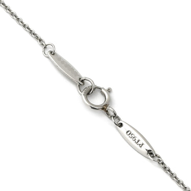 ティファニー Tiffany & Co バイザヤード シングルダイヤモンド ペンダント プラチナシルバー Pt950 ダイヤモンド ネックレス T&Co. 1P 1石 1粒 ソリテール Pt950 エルサペレッティ