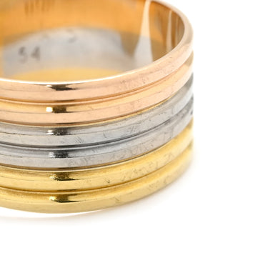 カルティエ Cartier 2Cリング トリニティ イエローゴールドXピンクゴールドXホワイトゴールド K18PG K18YG K18WG #54(JP14) リング 指輪 ドゥーブルC スリーカラー 750 18K 13号