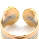 カルティエ Cartier 2Cリング トリニティ イエローゴールドXピンクゴールドXホワイトゴールド K18PG K18YG K18WG #54(JP14) リング 指輪 ドゥーブルC スリーカラー 750 18K 13号