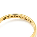 ティファニー Tiffany & Co クローズドハート イエローゴールド K18YG ダイヤモンド リング 指輪 T＆Co. 18K 750 YG エルサ ペレッティ 2石 2粒 ダイヤモンド 8.5号