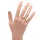 ティファニー Tiffany & Co クローズドハート イエローゴールド K18YG ダイヤモンド リング 指輪 T＆Co. 18K 750 YG エルサ ペレッティ 2石 2粒 ダイヤモンド 8.5号