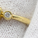 ティファニー Tiffany & Co フルハート イエローゴールド K18YG リング 指輪 T＆Co. エルサ ペレッティ ダイヤ 2P 2粒 Au750 18K 18金 11号