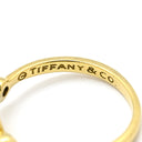 ティファニー Tiffany & Co フルハート イエローゴールド K18YG リング 指輪 T＆Co. エルサ ペレッティ ダイヤ 2P 2粒 Au750 18K 18金 11号