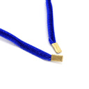 バカラ BACCARAT ブルークリスタル ペンダント クリスタル K18YG ネックレス クリスタル 青 ブルーガラス フラワーモチーフ 18K YG