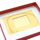 バカラ BACCARAT ブルークリスタル ペンダント クリスタル K18YG ネックレス クリスタル 青 ブルーガラス フラワーモチーフ 18K YG