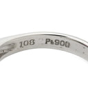 ノンブランド NON BRAND ルビー 1.08 ダイヤ 0.65ct レッド×プラチナシルバー Pt900 ルビー ダイヤモンド リング 指輪 赤 1石 1粒 プラチナ パヴェ オーバルミックスカット 10.5号