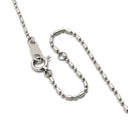 ノンブランド NON BRAND ブルーサファイア ダイヤ ブルー×プラチナシルバー Pt900 サファイア ダイヤモンド Pt850(チェーン) ネックレス Pt900 プラチナム 青 フラワーモチーフ 1.85ct PT ダイヤモンド