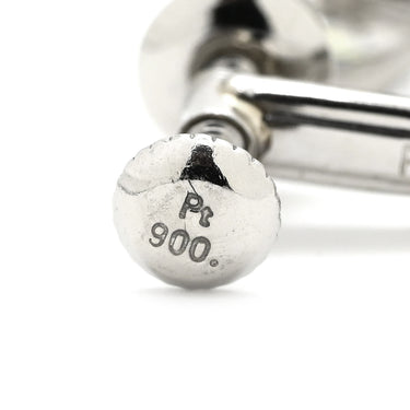 ノンブランド NON BRAND 一粒ダイヤモンド プラチナシルバー Pt900 ダイヤモンド イヤリング ラウンドブリリアントカット 6本爪 1.5カラット プラチナム