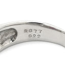 ノンブランド NON BRAND ルビー 0.77ct ダイヤリング プラチナシルバー Pt900 ルビー ダイヤモンド リング 指輪 レッド 赤 1石 ダイヤモンド 指輪 16号