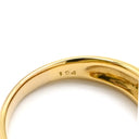 ノンブランド NON BRAND ドーム型ダイヤリング イエローゴールド K18YG ダイヤモンド リング 指輪 K18 Au750 YG 1.54ct パヴェ ダイヤモンド ドームリング 12号