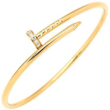 カルティエ Cartier ジュストアンクル SM ダイヤモンド B6066115 イエローゴールド K18YG ダイヤモンド #15 ブレスレット 750 18K YG