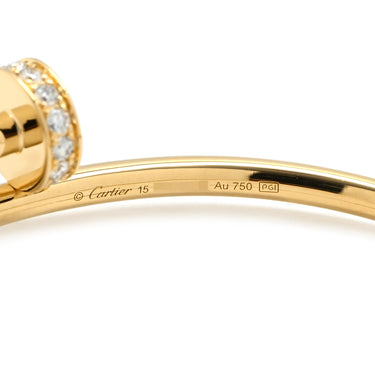 カルティエ Cartier ジュストアンクル SM ダイヤモンド B6066115 イエローゴールド K18YG ダイヤモンド #15 ブレスレット 750 18K YG