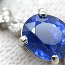 ノンブランド NON BRAND ブルーサファイア 1.047ct ダイヤ 0.21ct ブルー×プラチナシルバー Pt900 サファイア ダイヤモンド リング 指輪 青 Pt900 プラチナ オーバルミックスカット 11号