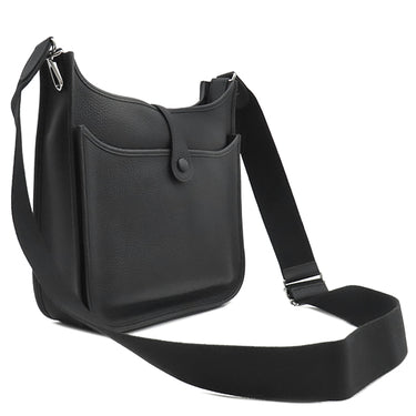 エルメス HERMES エヴリン3 PM ブラック トリヨンクレマンス ショルダーバッグ シルバー金具 黒