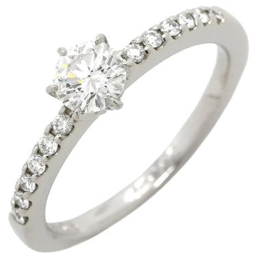 ロイヤルアッシャー ROYAL ASSCHER DIAMOND エラ ブライダル ERA688 プラチナシルバー Pt950 ダイヤモンド リング 指輪 ダイヤ ソリティア ハーフエタニティ Pt950 6号