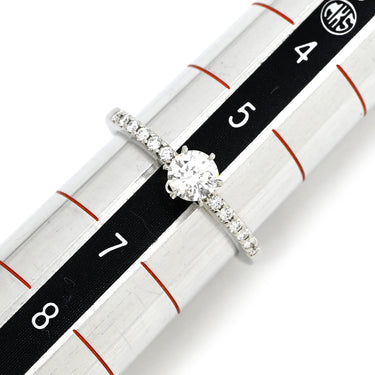 ロイヤルアッシャー ROYAL ASSCHER DIAMOND エラ ブライダル ERA688 プラチナシルバー Pt950 ダイヤモンド リング 指輪 ダイヤ ソリティア ハーフエタニティ Pt950 6号