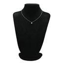 ノンブランド NON BRAND ダイヤ 0.42ct ペンダント プラチナシルバー Pt900 ダイヤモンド Pt850(チェーン) ネックレス プラチナム Pt900 1P 1石 1粒 フラワーモチーフ 花 ベネチアンチェーン