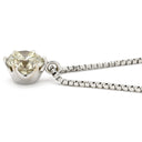 ノンブランド NON BRAND ダイヤモンド 1.16ct ペンダント ホワイトゴールド K18WG ダイヤモンド ネックレス 750 18K WG ブリリアントカット 1P 1石 1粒