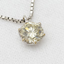 ノンブランド NON BRAND ダイヤモンド 1.16ct ペンダント ホワイトゴールド K18WG ダイヤモンド ネックレス 750 18K WG ブリリアントカット 1P 1石 1粒