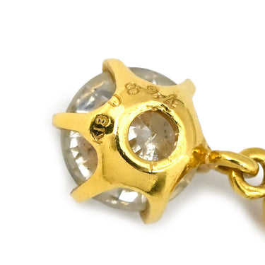 ノンブランド NON BRAND ダイヤモンド 0.88ct ペンダント イエローゴールド K18YG ダイヤモンド ネックレス 750 18K 1P 1粒 1石 ブリリアントカット