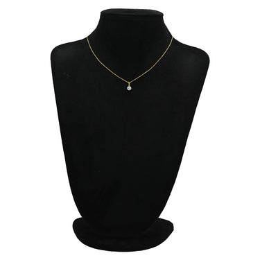 ノンブランド NON BRAND ダイヤモンド 0.88ct ペンダント イエローゴールド K18YG ダイヤモンド ネックレス 750 18K 1P 1粒 1石 ブリリアントカット