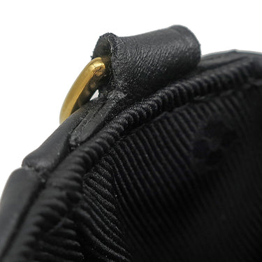 ルイヴィトン LOUIS VUITTON ウォレット オン ストラップ M81398 モノグラム バブルグラム レザー 2WAYバッグ ゴールド金具 黒 ハンドバッグ ショルダー