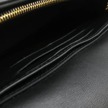 ルイヴィトン LOUIS VUITTON ウォレット オン ストラップ M81398 モノグラム バブルグラム レザー 2WAYバッグ ゴールド金具 黒 ハンドバッグ ショルダー