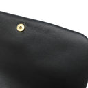 ルイヴィトン LOUIS VUITTON ウォレット オン ストラップ M81398 モノグラム バブルグラム レザー 2WAYバッグ ゴールド金具 黒 ハンドバッグ ショルダー