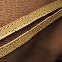 ルイヴィトン LOUIS VUITTON モンスリ MM M51136 モノグラム モノグラムキャンバス リュック・デイパック ゴールド金具 茶 バッグパック