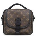 ルイヴィトン LOUIS VUITTON クエスト メッセンジャー M46973 モノグラムマカサー モノグラムマカサー ショルダーバッグ ブラック金具 茶 黒