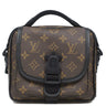 ルイヴィトン LOUIS VUITTON クエスト メッセンジャー M46973 モノグラムマカサー モノグラムマカサー ショルダーバッグ ブラック金具 茶 黒